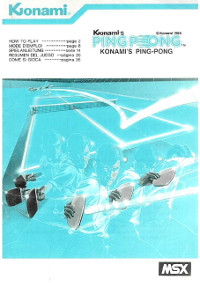 Konami's Ping-pong [manuel-Eur]