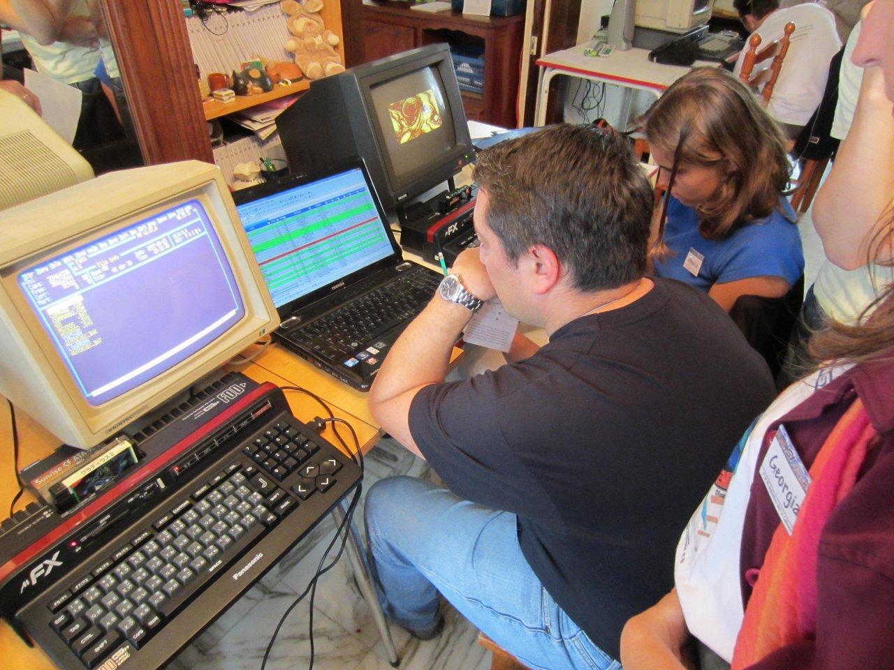 Famille Walter absorbée par ma liste de jeux MSX1