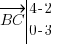vec{BC} tabular{000}{10}{4-2 0-3}